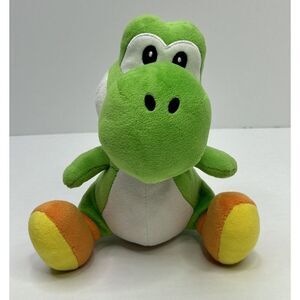 Nintendo Super Mario Brothers Green Yoshi Plush Stuffed Animal Plush